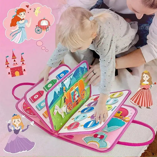 Montessori Felt Learning Board For Kids Fine Motor Skills Toy