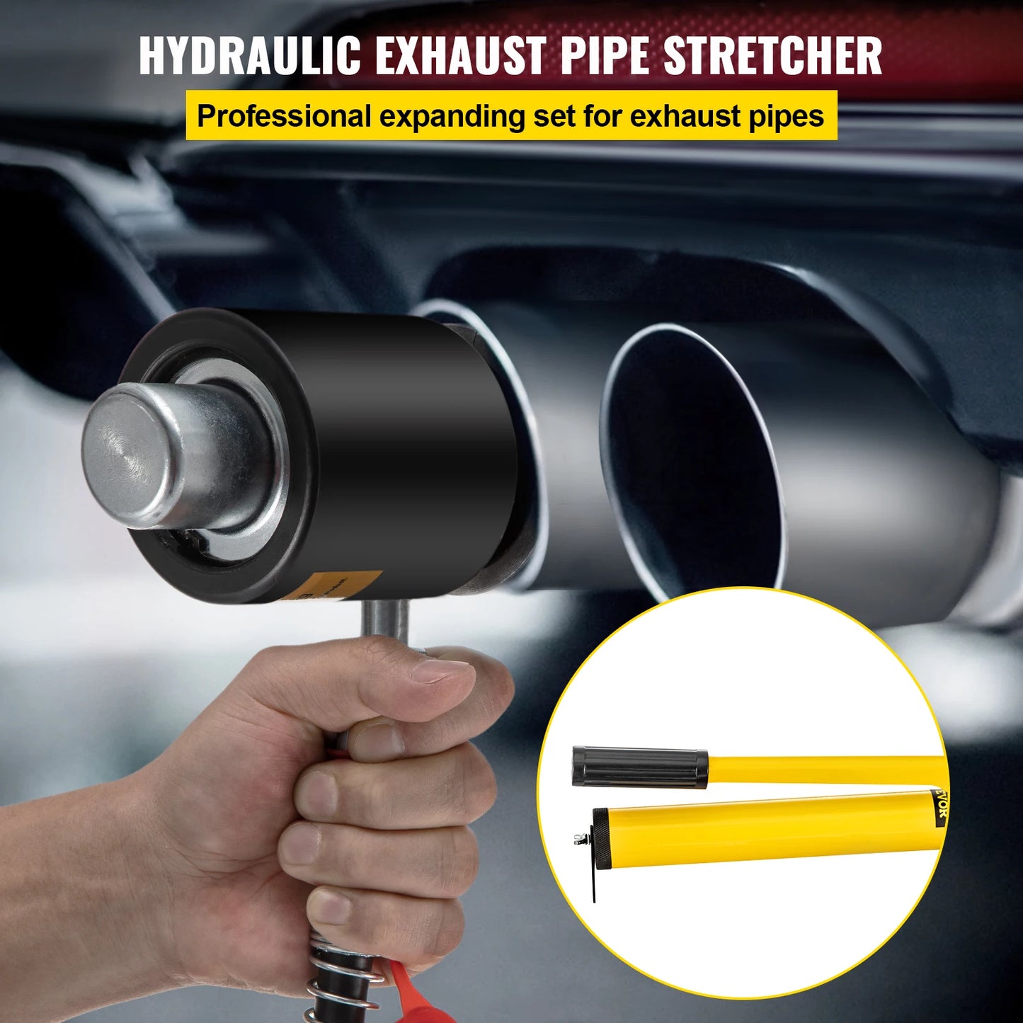 SucceBuy 10 Ton Hydraulic Exhaust Pipe Expander Kit