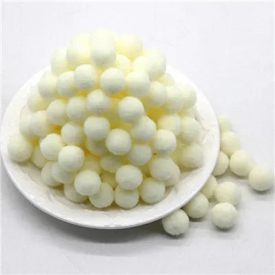 Mini Fluffy Polyester Pom Poms For Diy Crafts And Decor