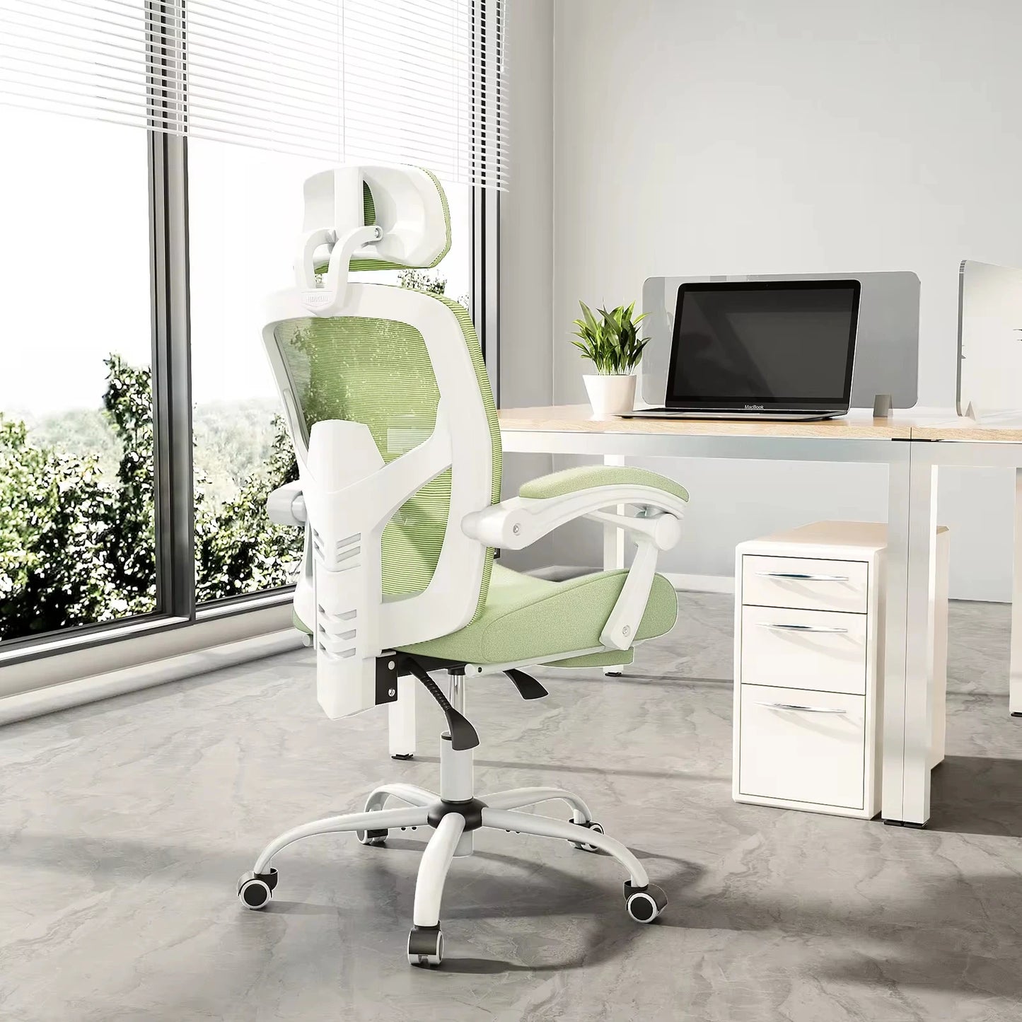 JHK Reclining Ergonomic High Back Mesh Office Chair Lumbar Support
