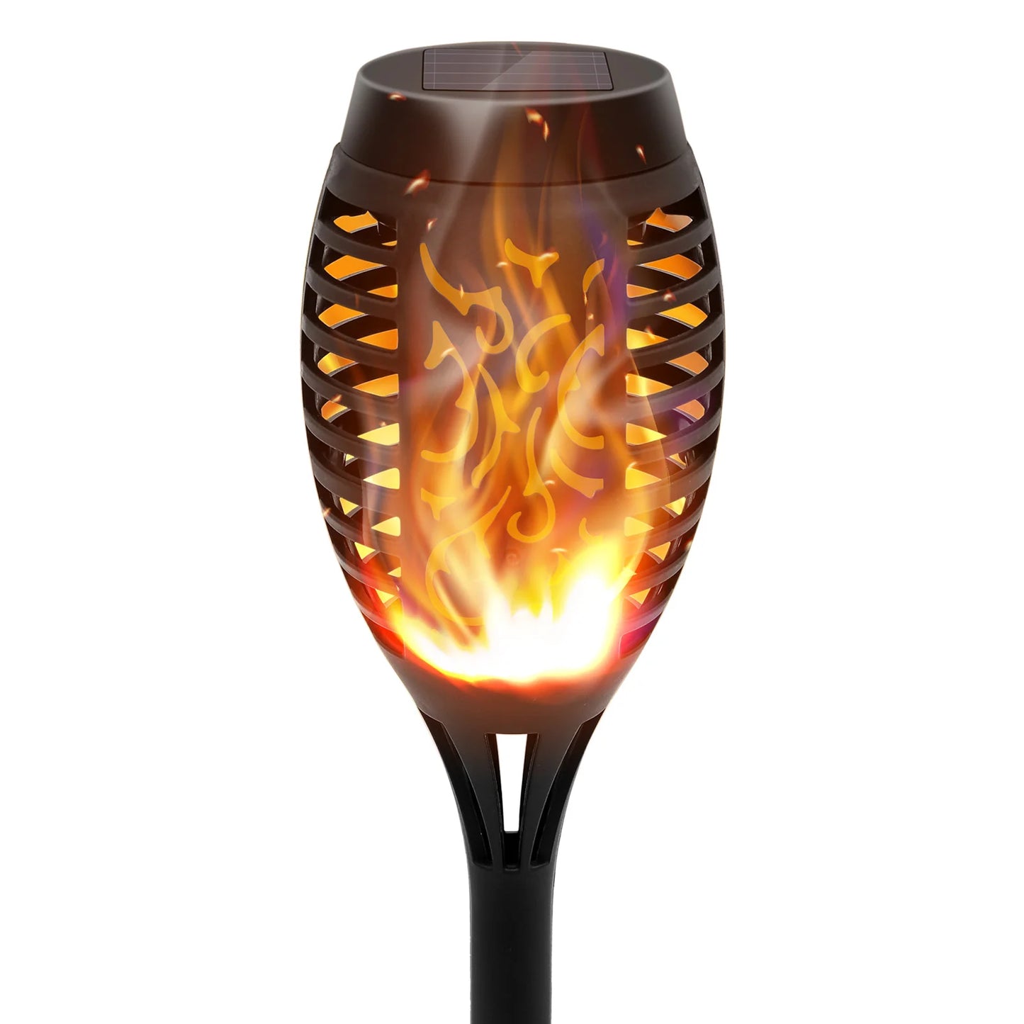 Solar Outdoor LED Torch Lights With Flickering Flame Waterproof Garden