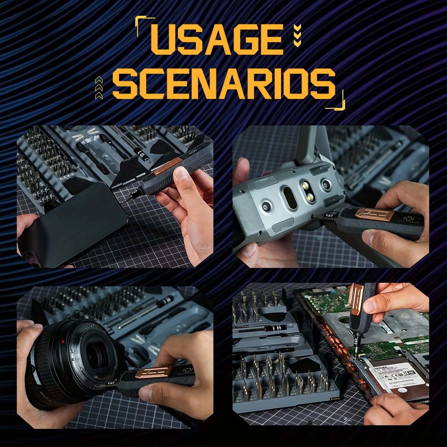 JAKEMY 180 In 1 Precision Screwdriver Set Magnetic Bits Repair