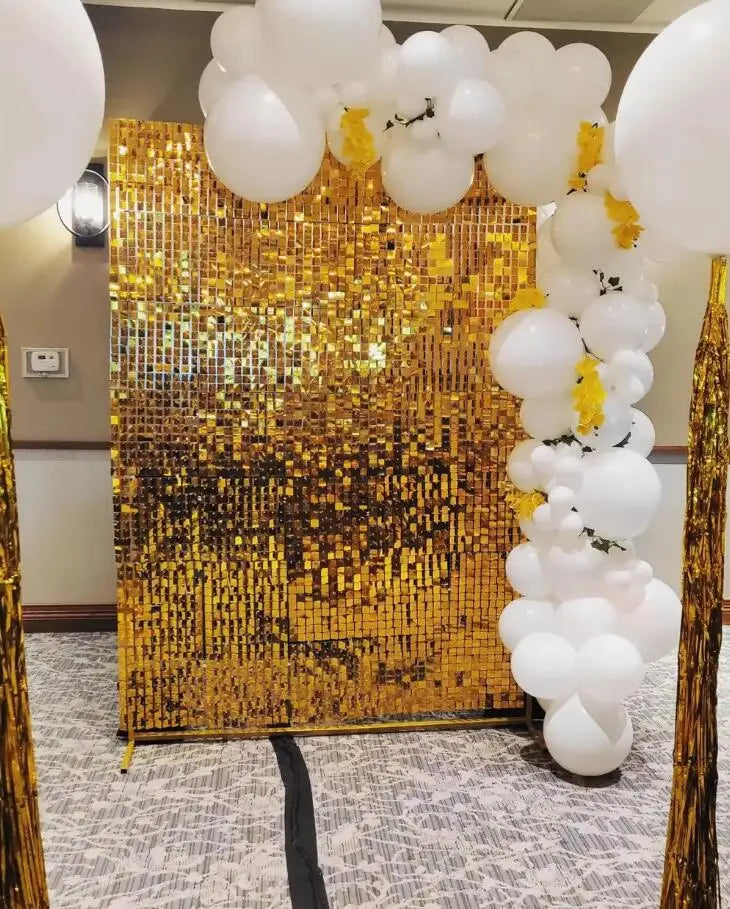Shimmer Sequin Wall Backdrop for Weddings and Parties