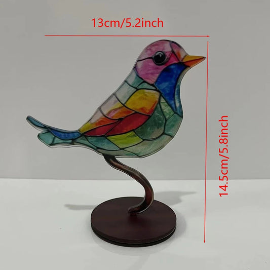 Colorful Birds Decor 3D Modern Tabletop Bird Ornament Gift For Living Room