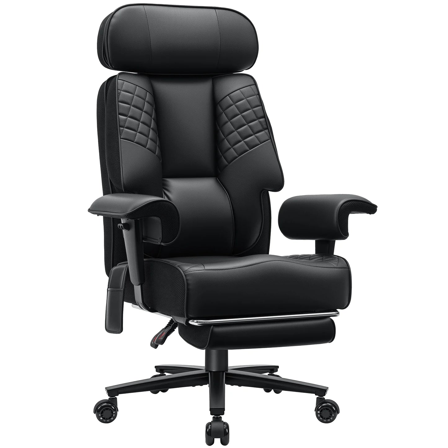 Executive Office Chair With Foot Rest And Lumbar Support