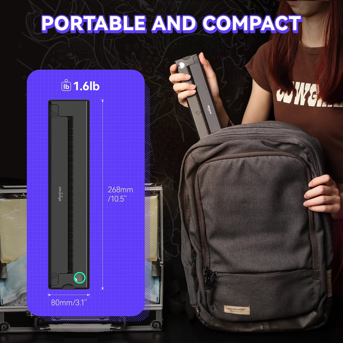 PeriPage P90 Wireless Tattoo Stencil Transfer Printer