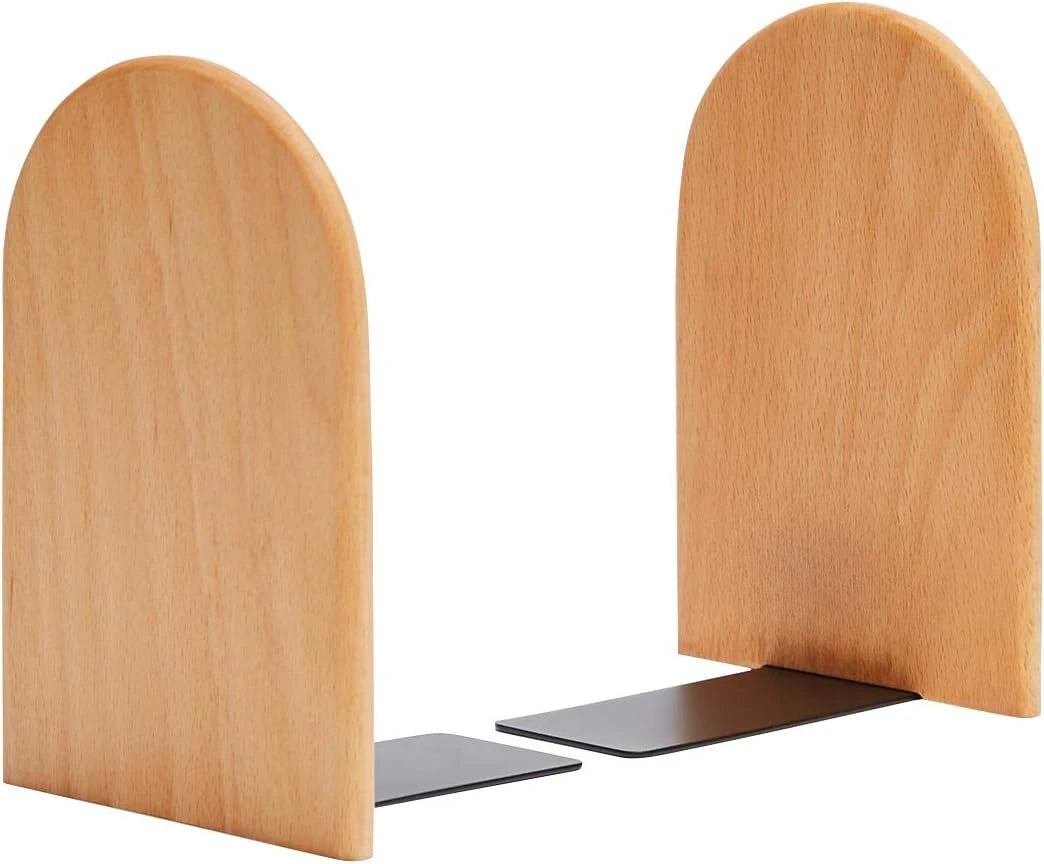 Hign-concerned Heavy Duty Non Slip Bookends Pair for Bookshelf
