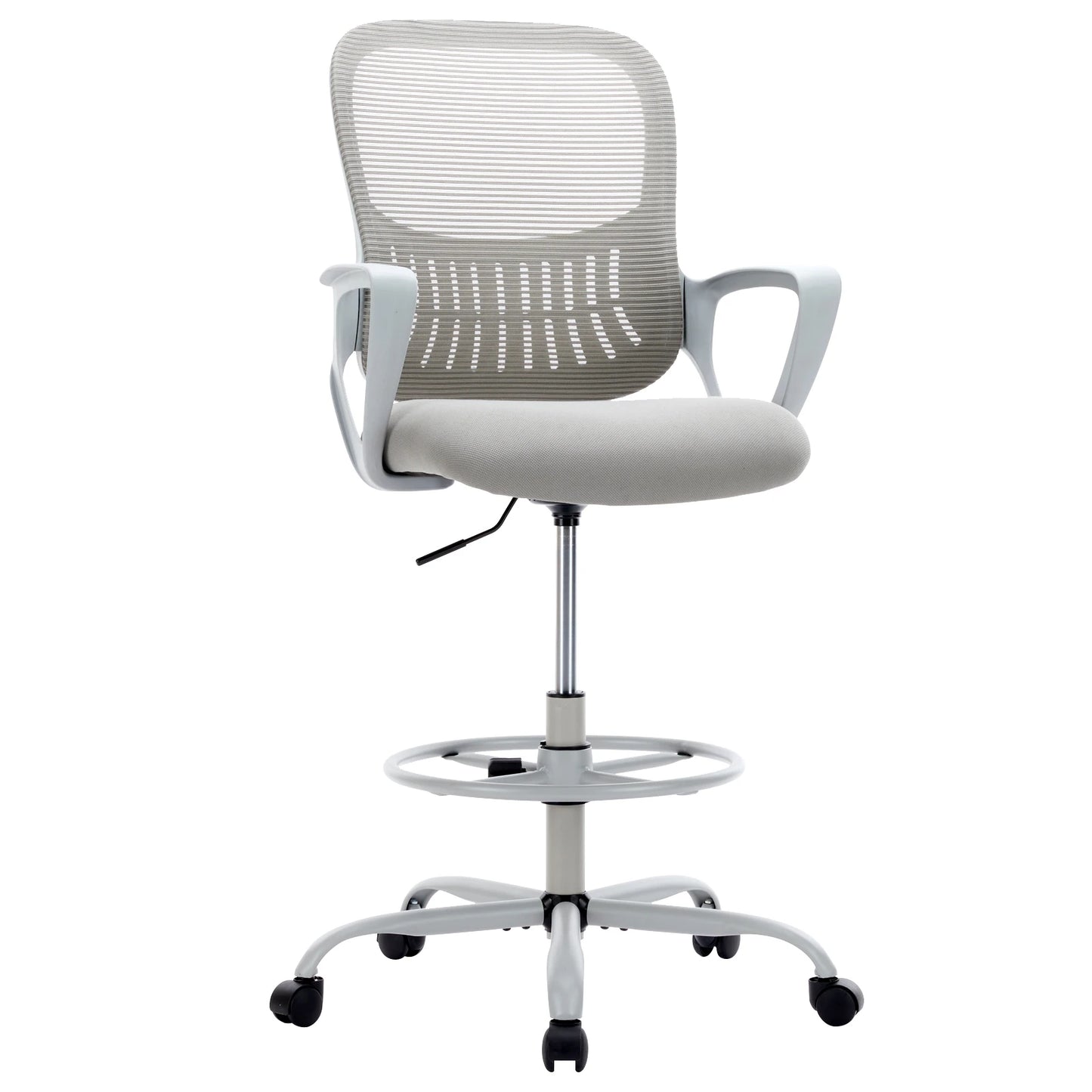 JHK Ergonomic Mesh Backrest Office Chair With Adjustable Height Wheels