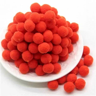 Mini Fluffy Polyester Pom Poms For Diy Crafts And Decor