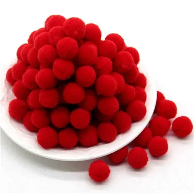 Mini Fluffy Polyester Pom Poms For Diy Crafts And Decor