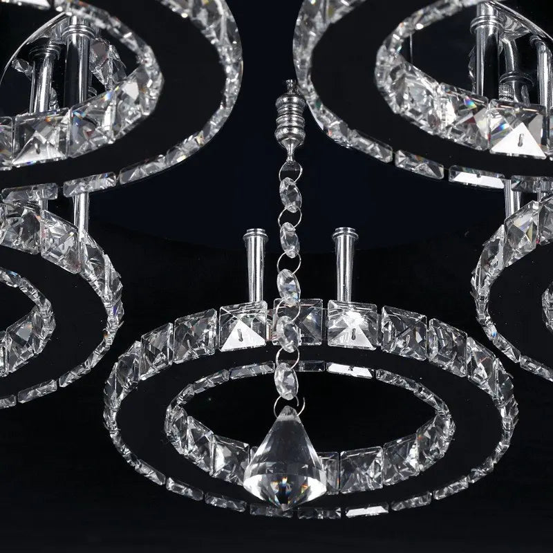 Modern Luxury Ceiling Crystal Chandelier Decoration Home Furniture Living Room Hanging Ceiling Lamp Kitchen Light Led Lighting