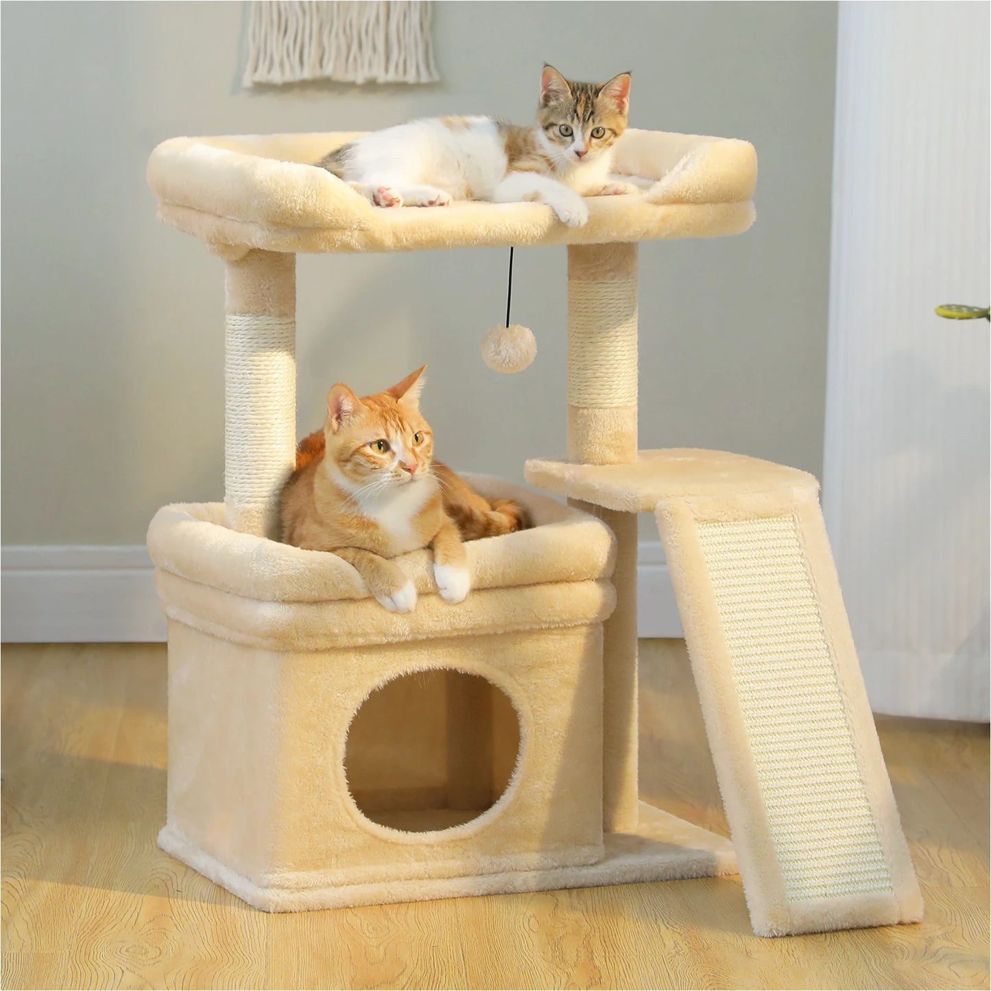 PAWZ Road Indoor Cat Tree With Sisal Scratching Post