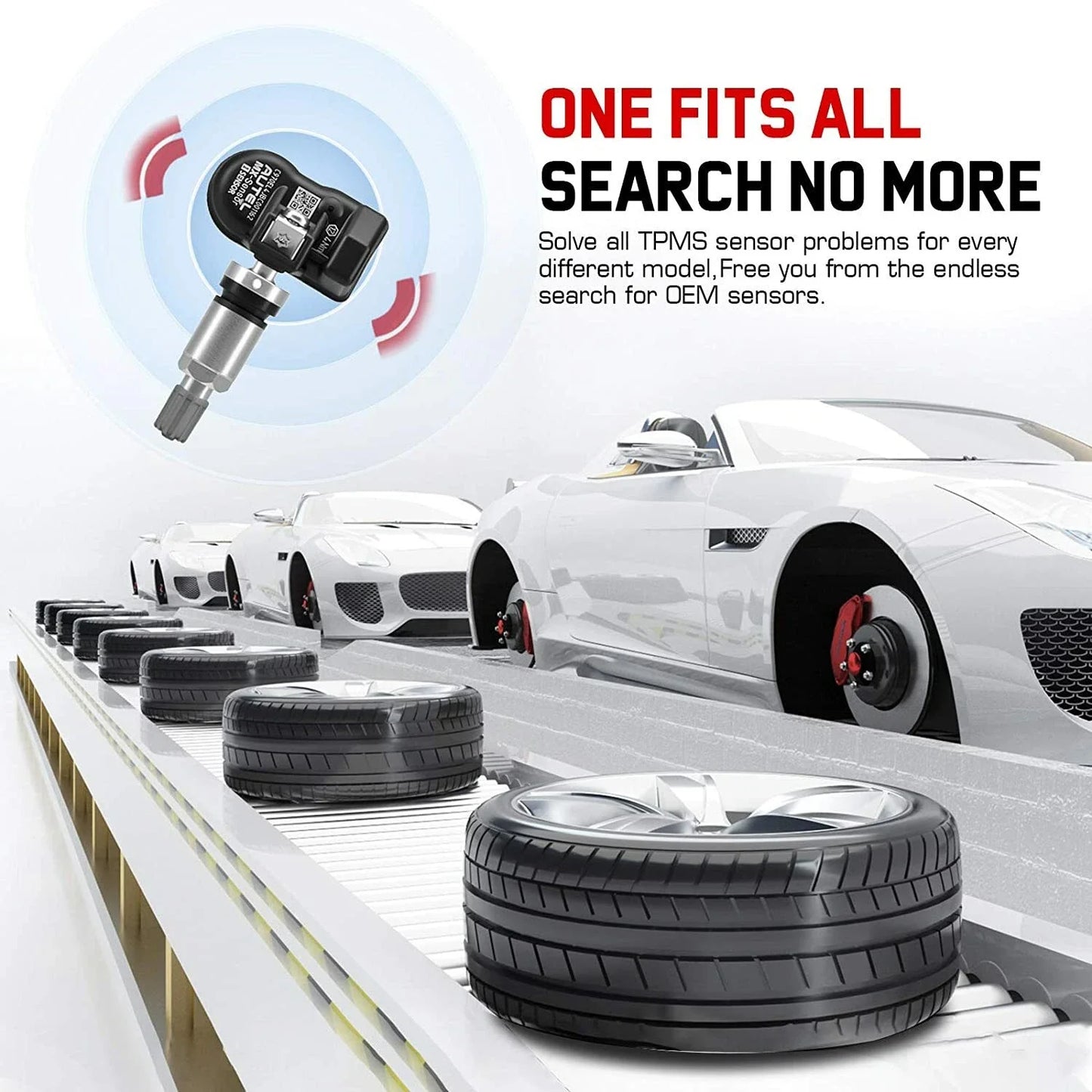 NoneGlue Autel 2in1 MX Sensor TPMS Screwin 315 433MHz