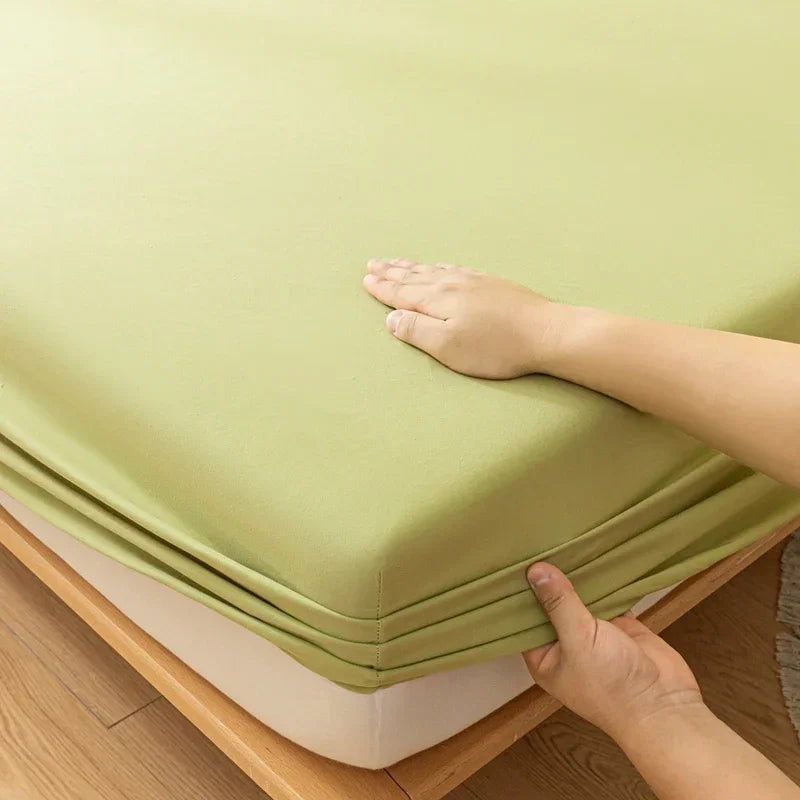 Luxury Elastic Fitted Sheet For Double Bed Mattress Cover