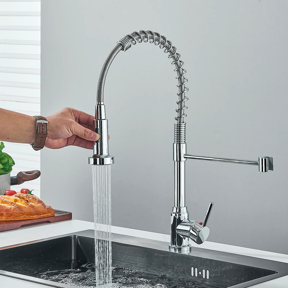 Suguword Removable Kitchen Faucet Deck Mount with Sprayer Dual Modes