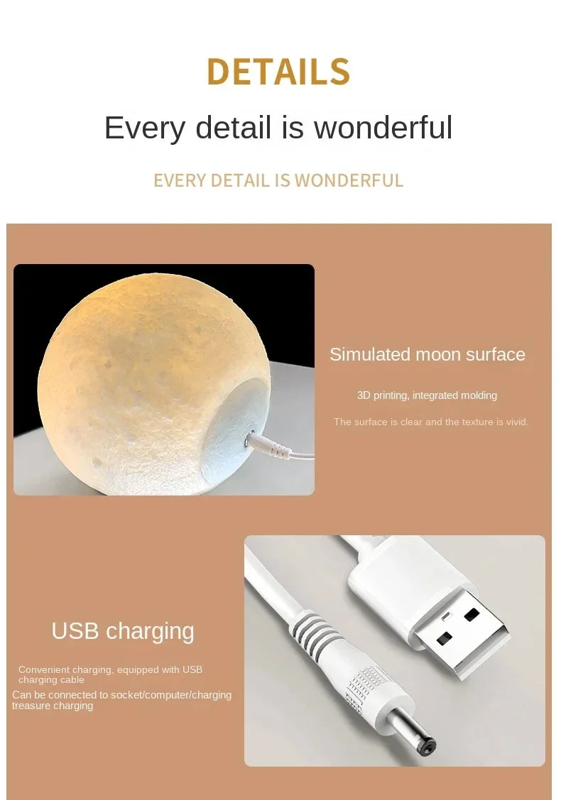 ENERLORD LED Floor Lamp Resin Night Glow For Living Room