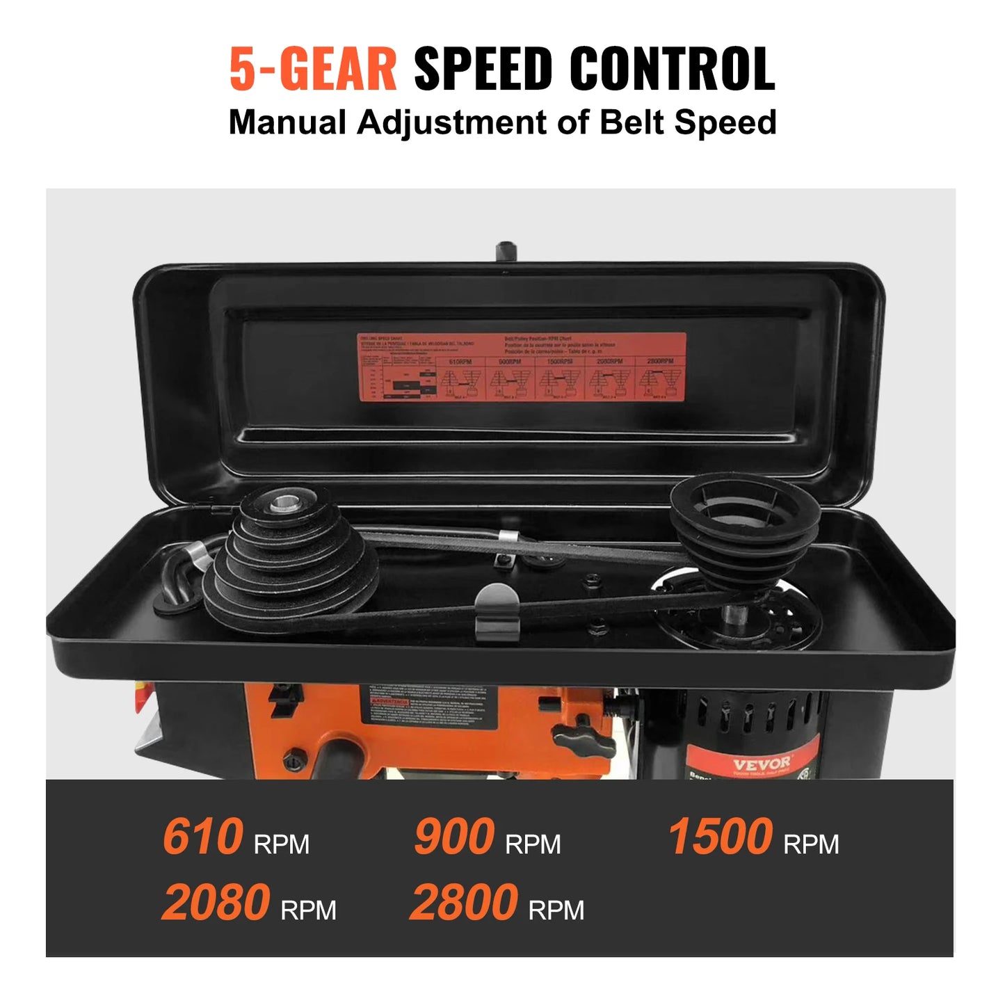 SucceBuy Tabletop Drill Press 3.2Amp 120V 5 Speed With Laser