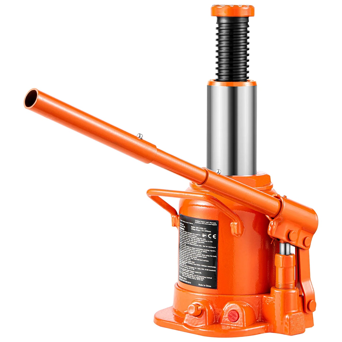 SucceBuy Hydraulic Bottle Jack With Long Handle For Vehicles