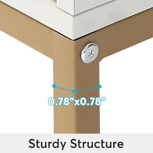Tribesigns 5-Tier Shoe Cabinet With Doors Wood Storage Organizer