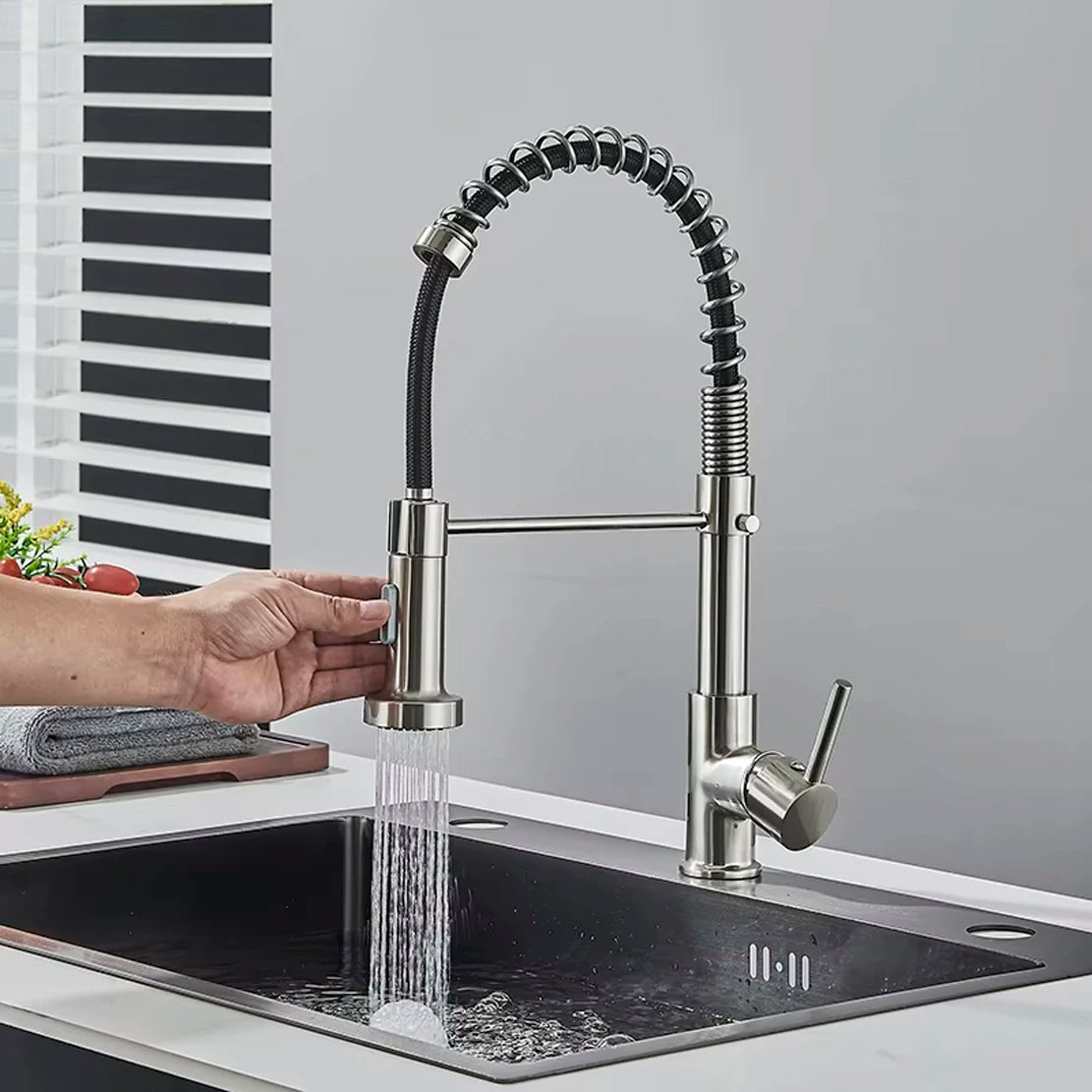 Suguword Removable Kitchen Faucet Deck Mount with Sprayer Dual Modes