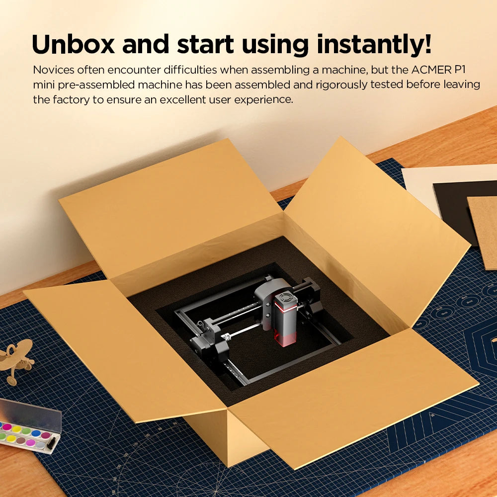 ACMER S1 Mini Laser Engraver CNC Engraving Machine For Wood