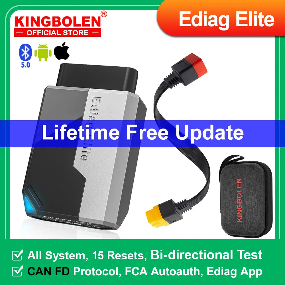 KINGBOLEN Ediag Elite Car Diagnostic Tool OBD2 BiDirectional Scan