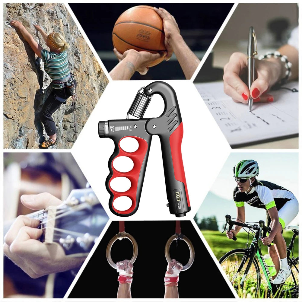 VKTECH 5-100kg Grip Strength Trainer Hand Gripper For Muscle Building