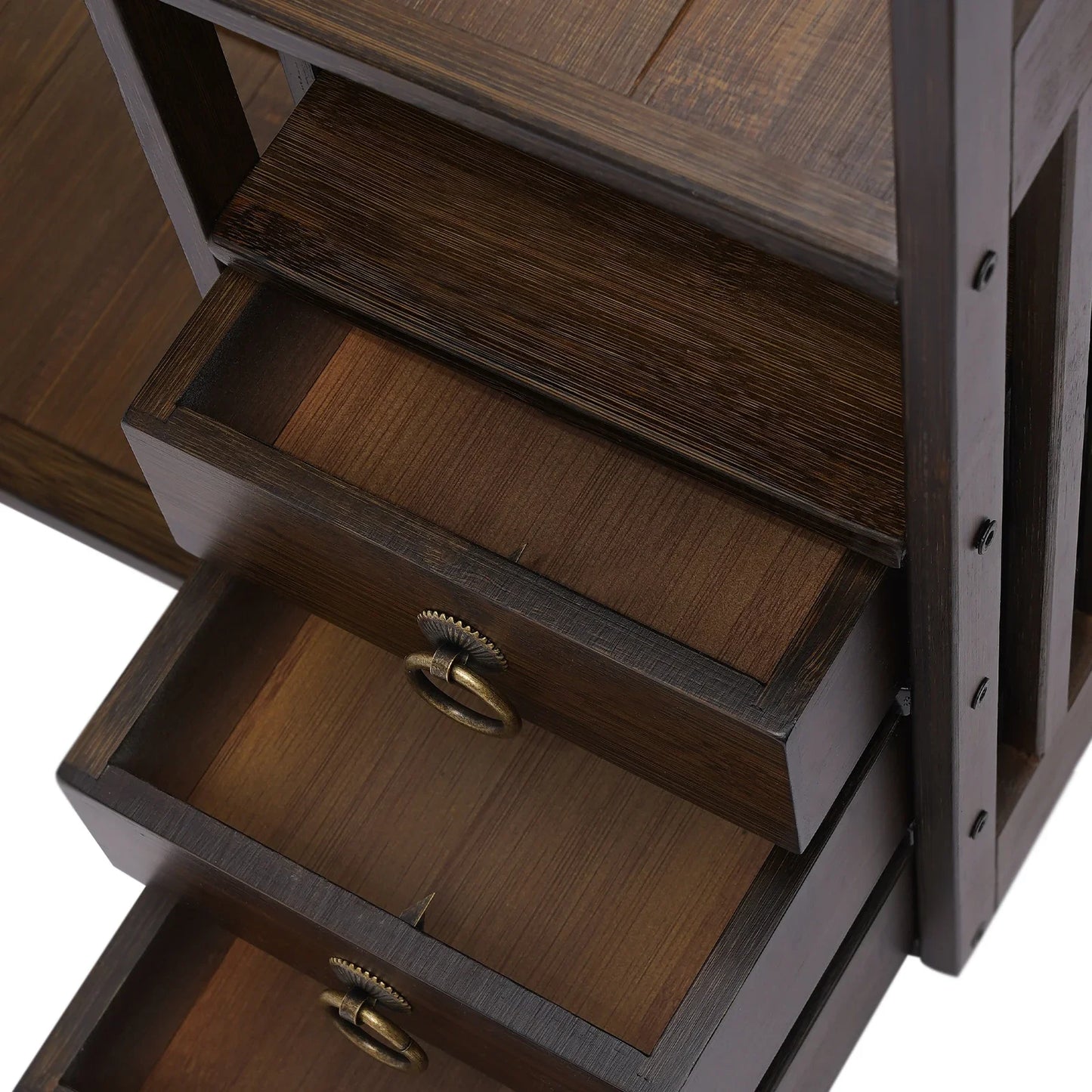 Wooden Desk Organizer For Desktop And Office Supplies