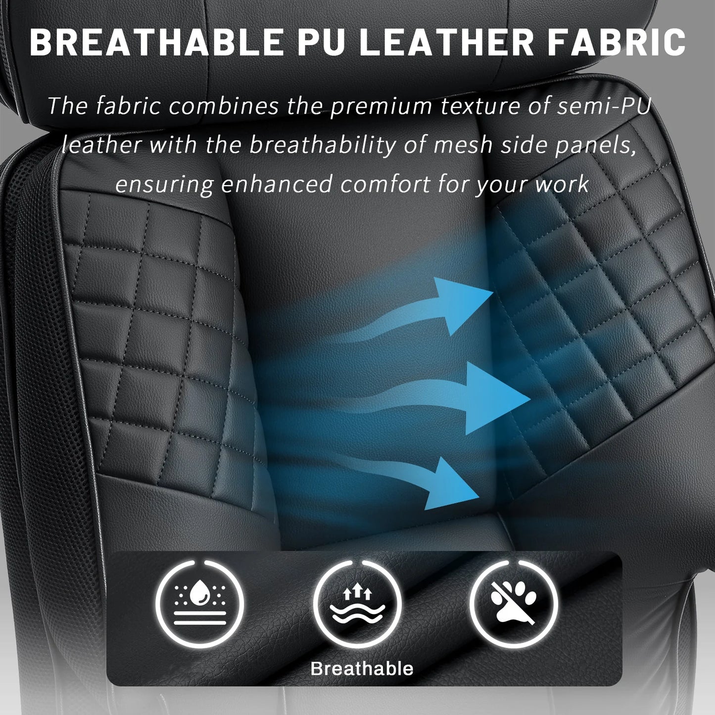 Executive Office Chair With Foot Rest And Lumbar Support