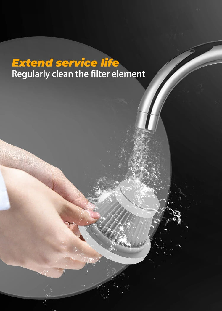 Portable Wireless Car Vacuum Cleaner Powerful Home Device