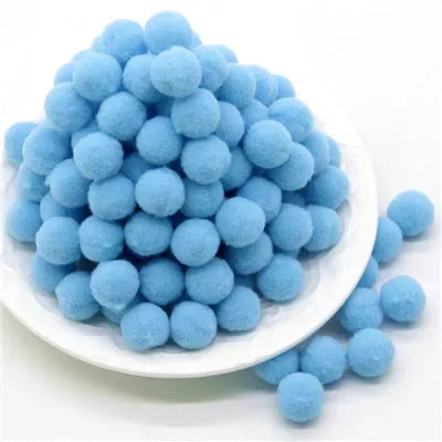 Mini Fluffy Polyester Pom Poms For Diy Crafts And Decor