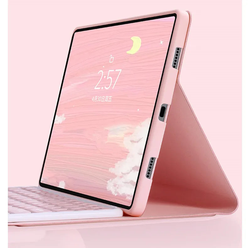 Xiaomi Pad 7 Keyboard Case With Stand Cover PU Leather