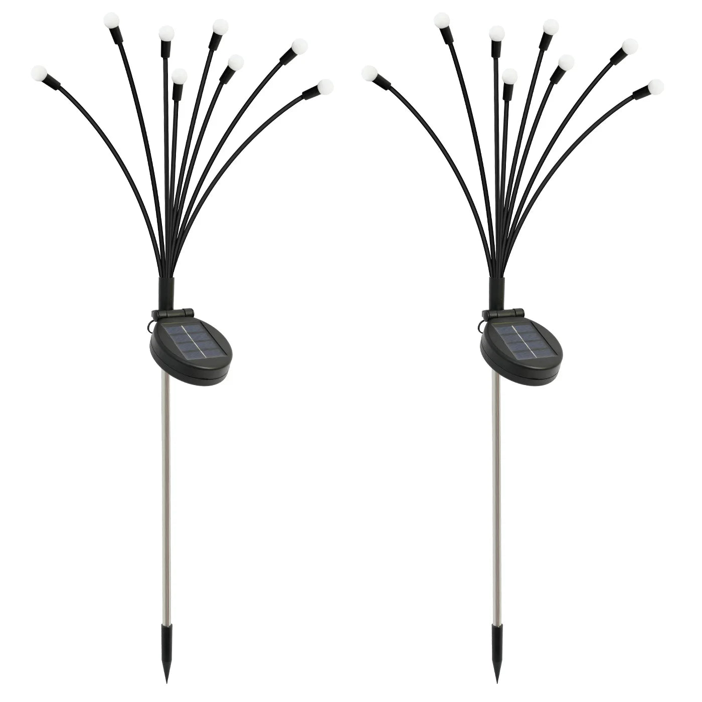 8 Head Solar Firefly LED Outdoor Decorative Garden Pathway Lights