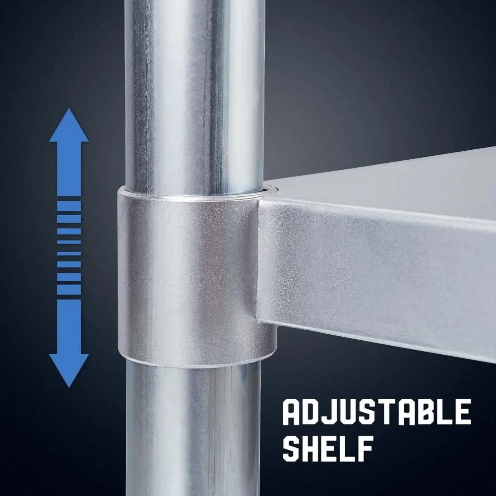 Stainless Steel Prep Table NSF Commercial Undershelf Heavy Duty Kitchen