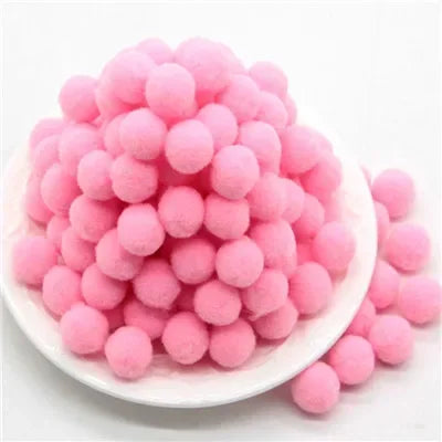 Mini Fluffy Polyester Pom Poms For Diy Crafts And Decor
