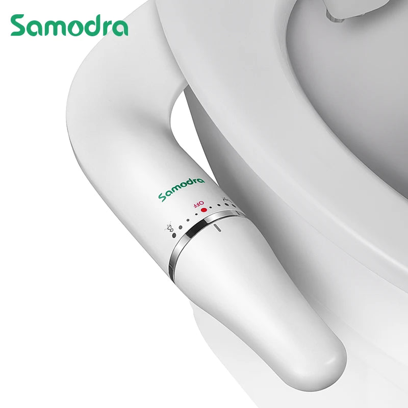 SAMODRA Ultra-Slim Toilet Bidet Seat With Adjustable Water Pressure