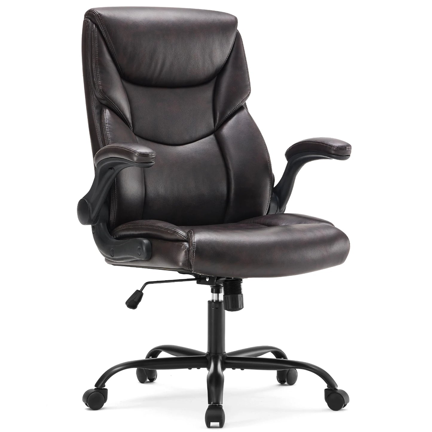 JHK Ergonomic PU Leather Padded Armrest Living Room Rocking Gaming Chair Swivel Wheel With Lumbar Support Gaming Chairs