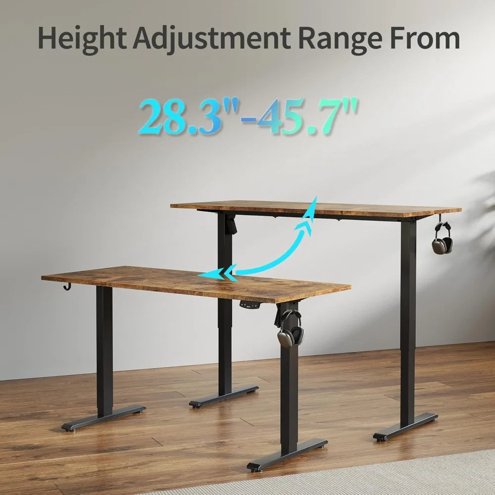 Agilestic Electric Standing Desk Height Adjustable Sit Stand Computer Desk