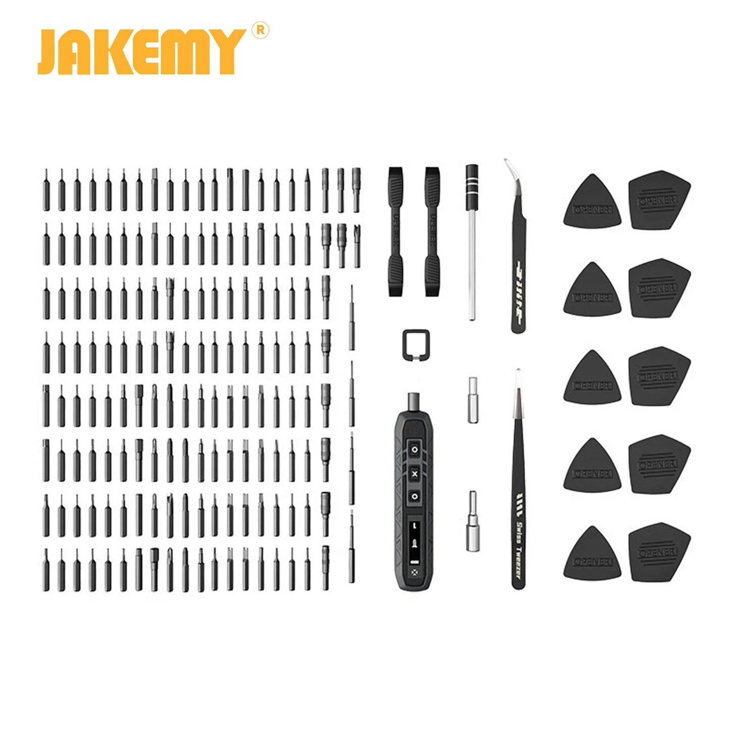 JAKEMY 180In1 Precision Screwdriver Set With Magnetic Bits