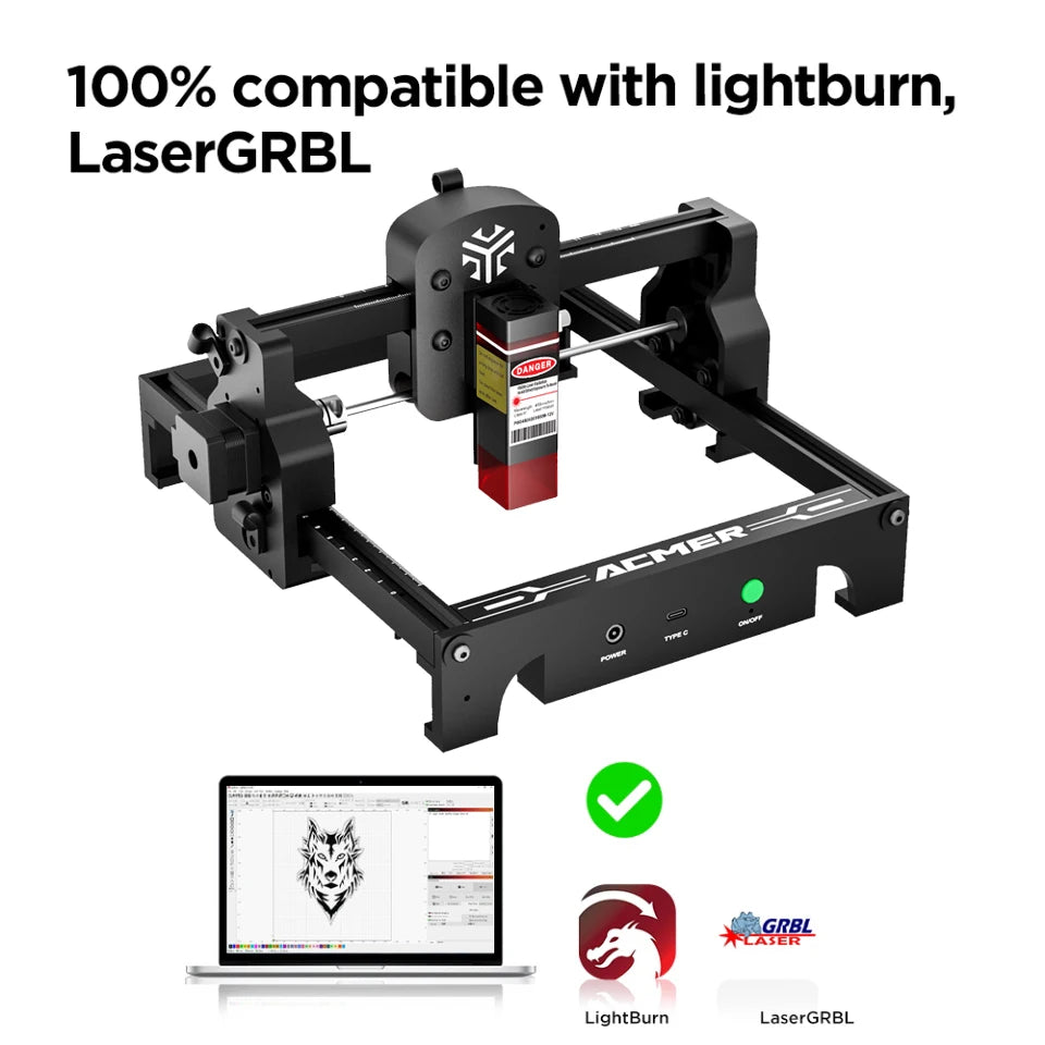 ACMER S1 Mini Laser Engraver CNC Engraving Machine For Wood