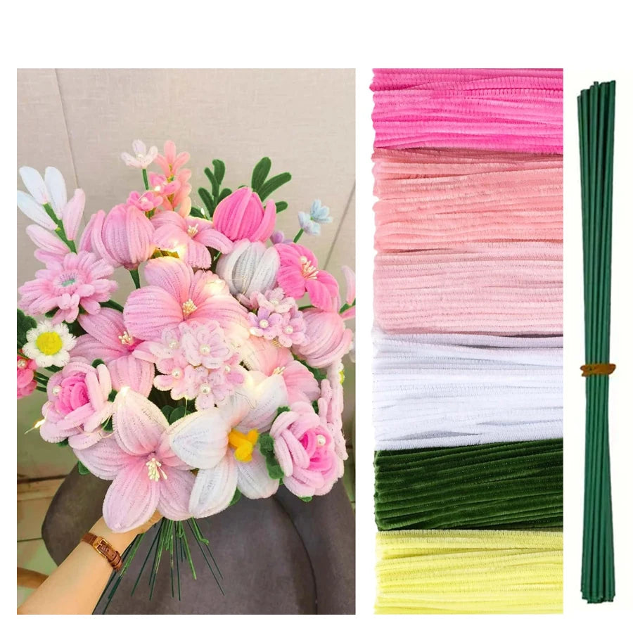 Pipe Cleaners Chenille Stems 300 Pack For DIY Craft Projects