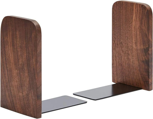 Hign-concerned Heavy Duty Non Slip Bookends Pair for Bookshelf