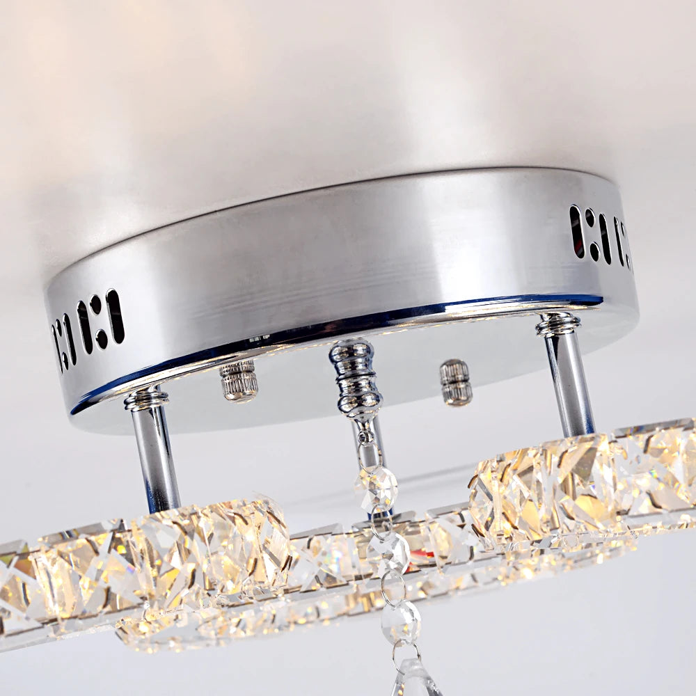 Modern Luxury Ceiling Crystal Chandelier Decoration Home Furniture Living Room Hanging Ceiling Lamp Kitchen Light Led Lighting