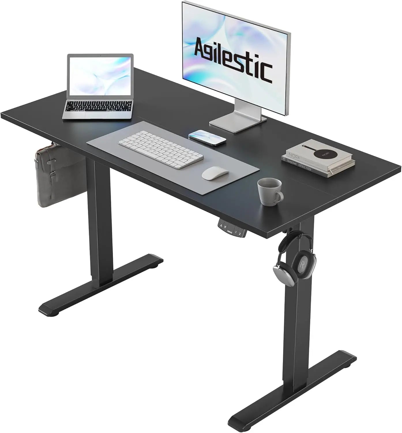 Agilestic Electric Standing Desk Height Adjustable Sit Stand Computer Desk