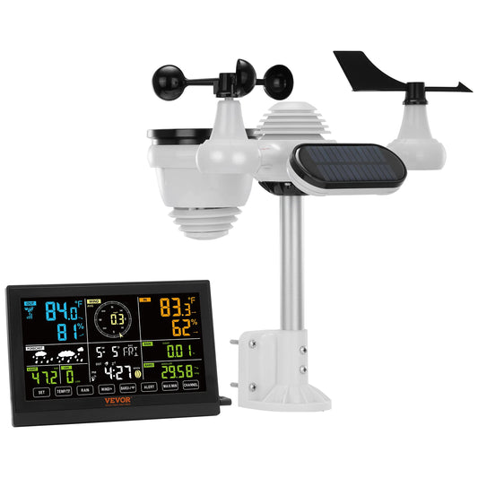 SucceBuy 7-In-1 Wireless Weather Station With Forecast And Alerts