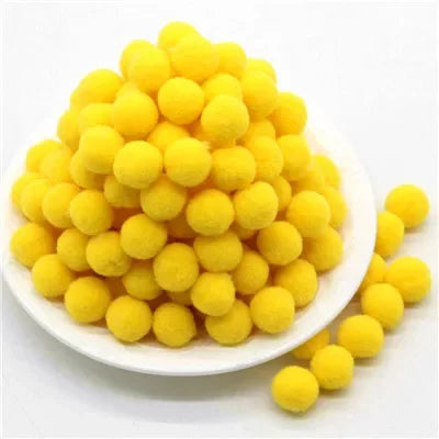 Mini Fluffy Polyester Pom Poms For Diy Crafts And Decor
