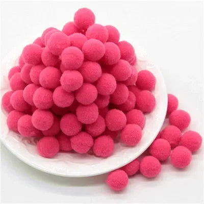Mini Fluffy Polyester Pom Poms For Diy Crafts And Decor