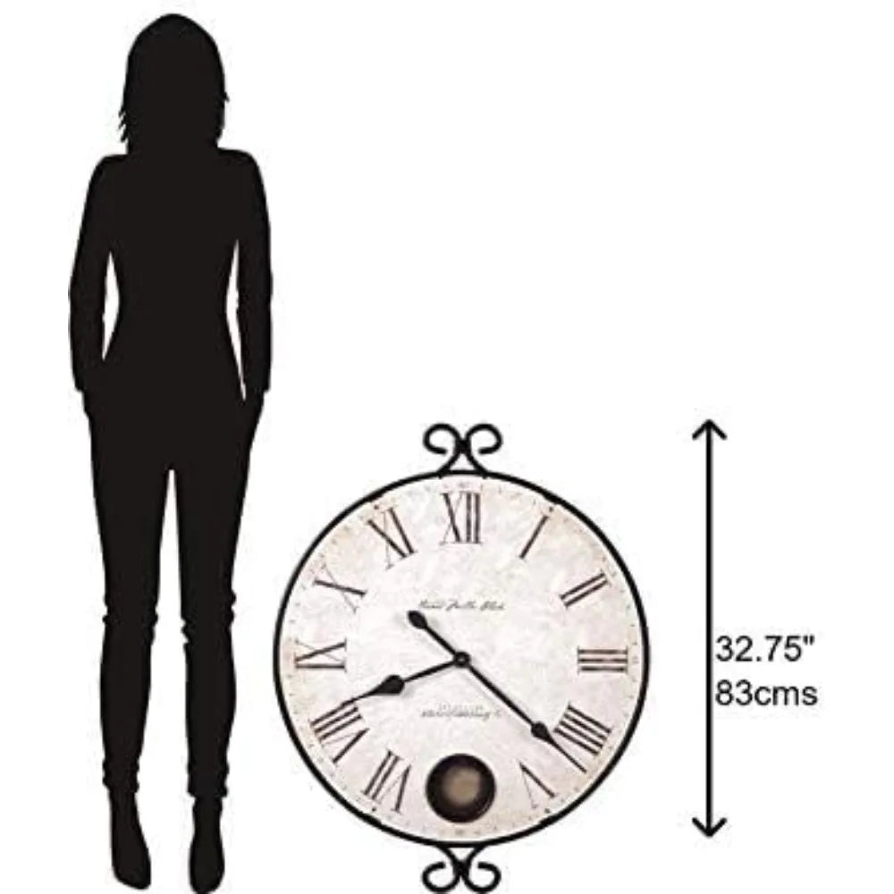 Magdalen Wall Clock Modern Analog Silent Quartz Movement