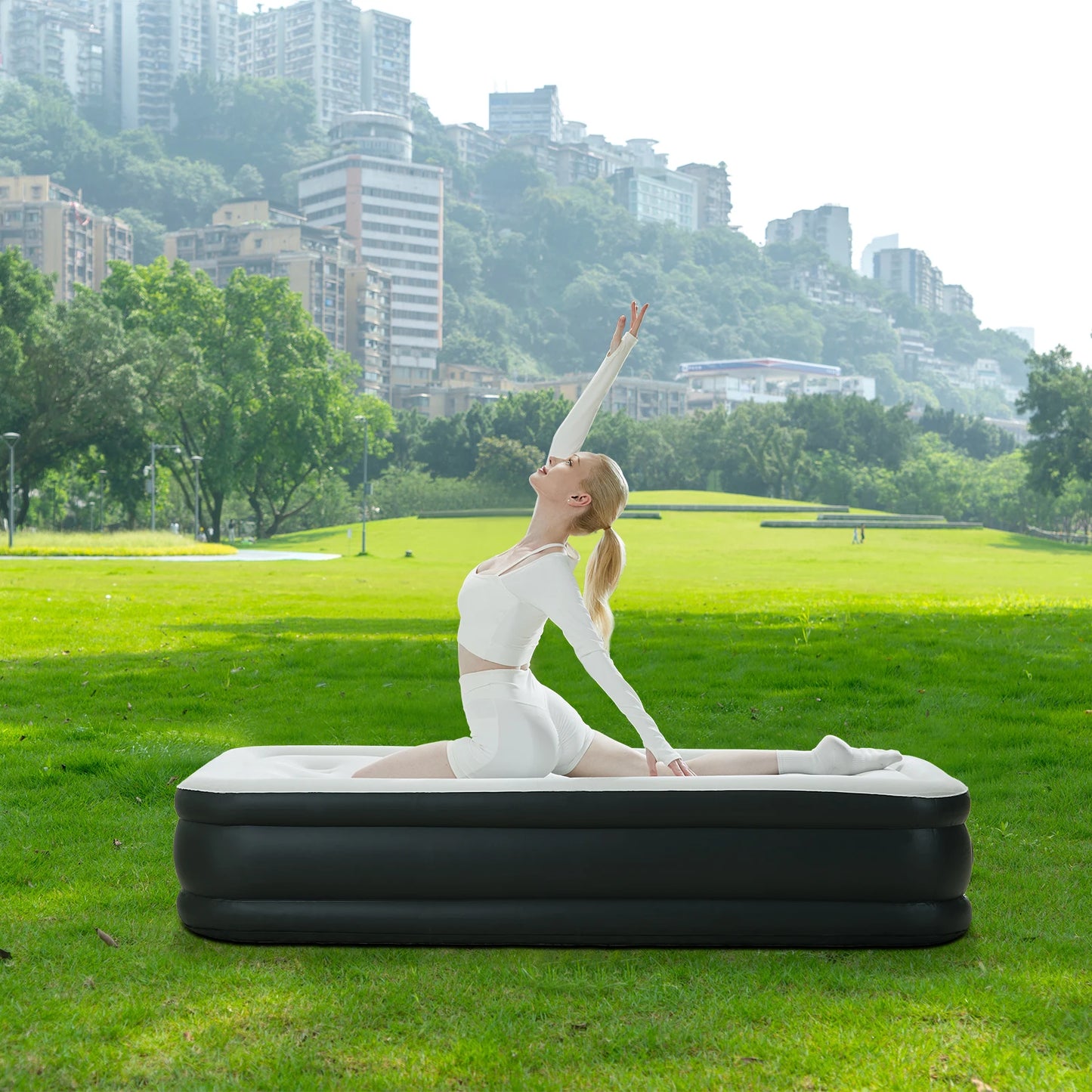 JHK Air Mattress With Non Slip Bottom 660 Lbs Capacity