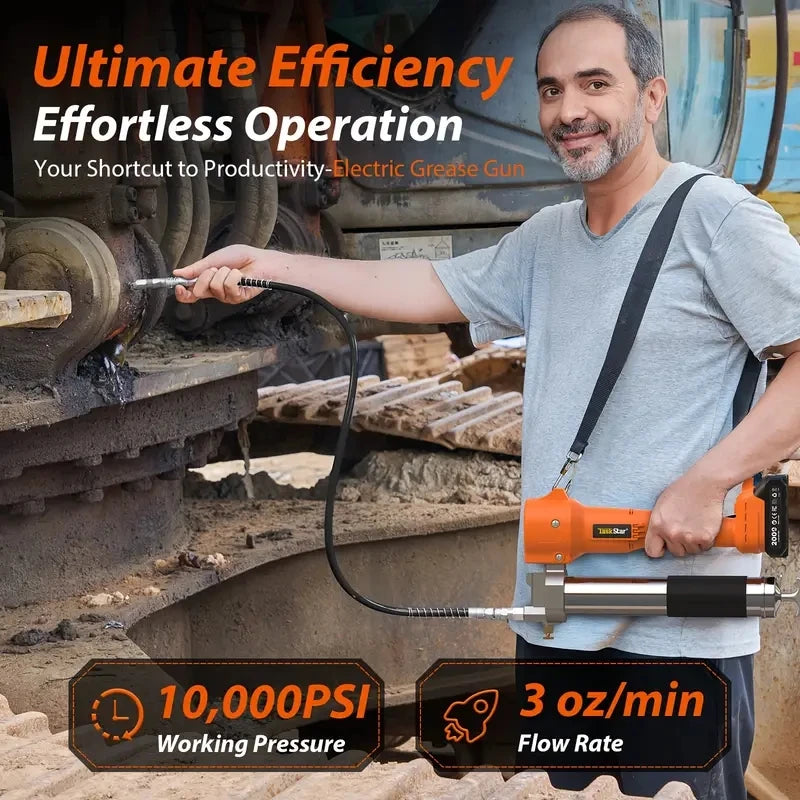 Taskstar 10000 PSI Cordless Electric Grease Gun 2 In 1